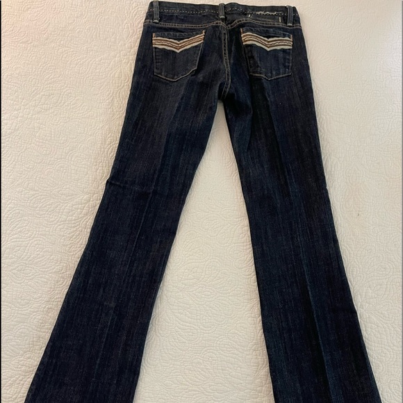 Anoname size 28 Bootcut dark denim. - Picture 3 of 10